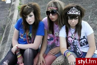 EMO Alternatywne Średnie Fryzury