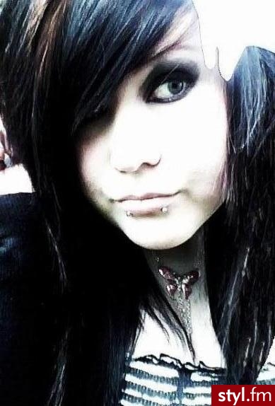 EMO Alternatywne Średnie Fryzury