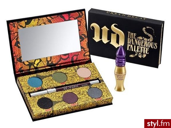 Urban Decay. The Dangerous Palette:
- Haight
- Virgin
- Mildew
- Oil Slick
- Rockstar
- Gunmetal - Makijaże