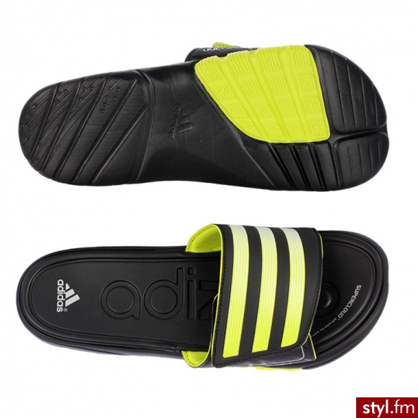 klapki męskie ADIDAS adizERO SLIDE 2 SC Czarny - Klapki Buty Moda