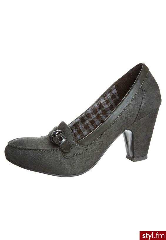 Anna Field Szpilki oliwka - Szpilki Buty Moda
