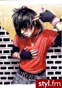 EMO Alternatywne Średnie Fryzury