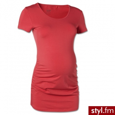 ESPRIT Tunika z krótkim rękawkiem dla kobiet w ciąży red czerwony - Tuniki Ciuchy Moda