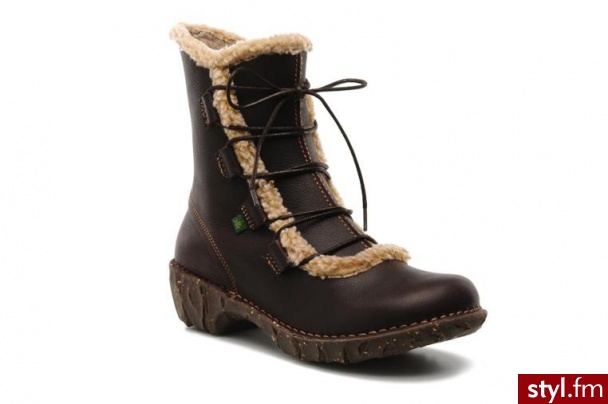 El Naturalista PÓŁBUTY I BOTKI IGGDRASIL N°153 BY EL NATURALISTA (Brązowy) - Botki Buty Moda