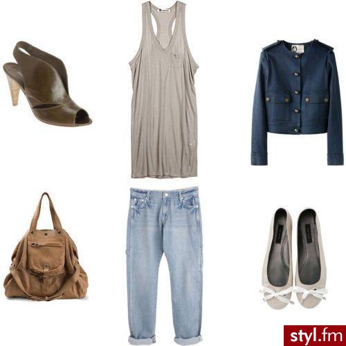 T-Shirt- Alexander Wang
Bootki-Minelli
Balleriny- Marc Jacobs

reszta to nie wiem z jakiej firmy - Styler