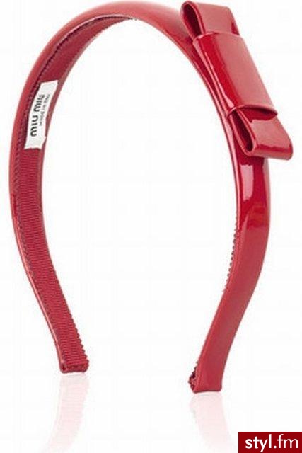 Słodka opaska z kokardką od Miu Miu -90euro (ok.375zł) - Pozostałe Dodatki Moda
