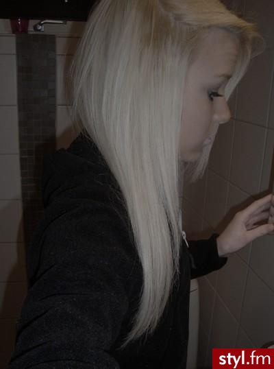 Blond Rozpuszczone Proste Na co dzień Długie Fryzury