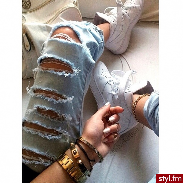 Jeansy Spodnie Moda