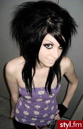EMO Alternatywne Średnie Fryzury