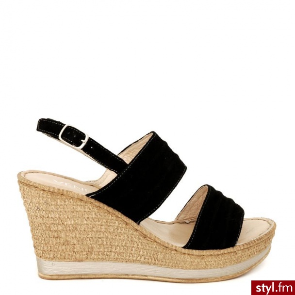 Venezia  Sandały Na Koturnie 78592786A Ner - Koturny Buty Moda