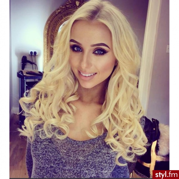 Blond Rozpuszczone Kręcone Na co dzień Długie Fryzury