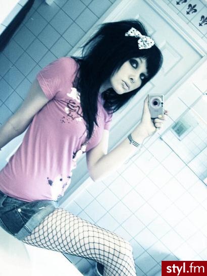 EMO Alternatywne Średnie Fryzury
