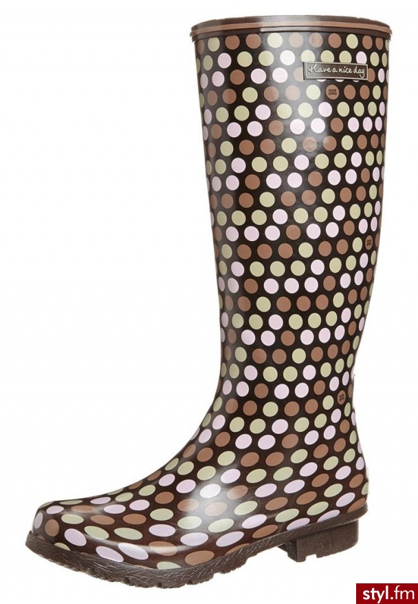 Gioseppo LINGON Kalosze brązowy (20584) - Kalosze Buty Moda