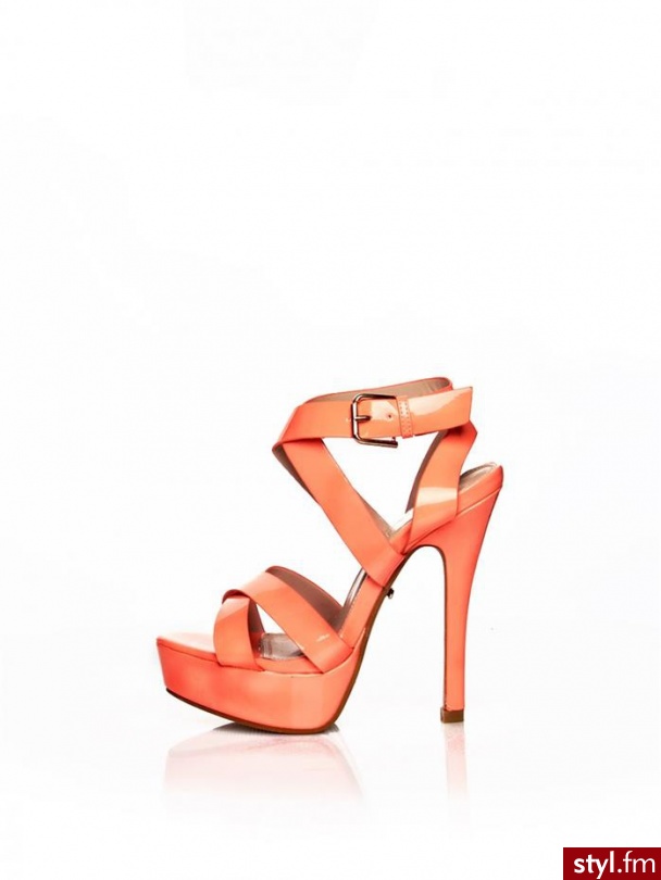 Heppin Sandały Model AF-8438 Orange - Sandały Buty Moda