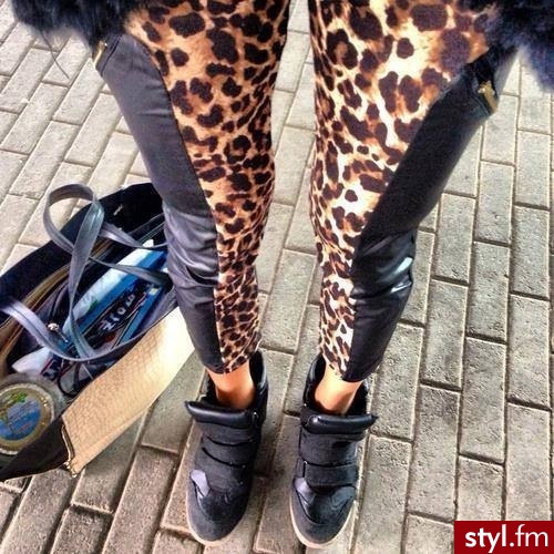 Leginsy Spodnie Moda