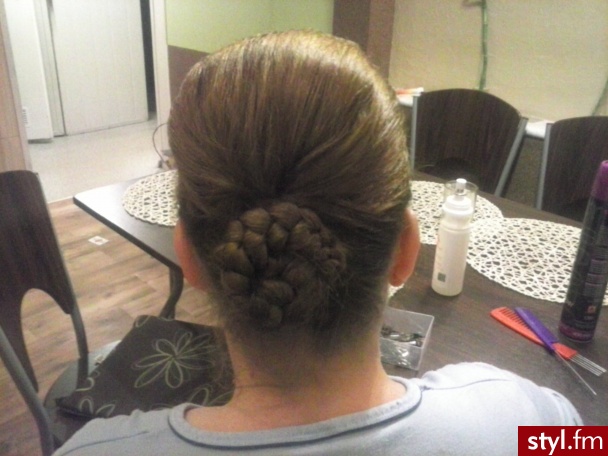 Blond Upięcie Proste Na co dzień Średnie Fryzury