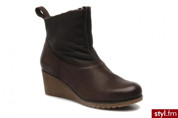 Unisa PÓŁBUTY I BOTKI DORAEMO BY UNISA (Brązowy) - Botki Buty Moda