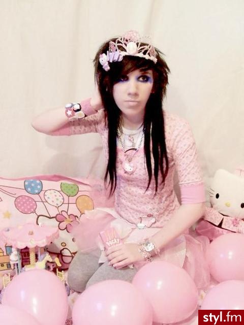 EMO Alternatywne Średnie Fryzury