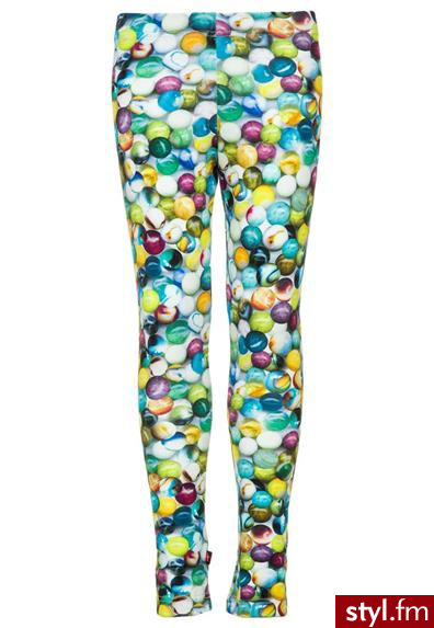 Molo NIKI Legginsy kolorowy (12330133) - Leginsy Spodnie Moda