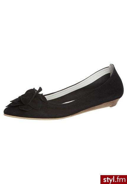 Pier One Baleriny czarny - Balerinki Buty Moda
