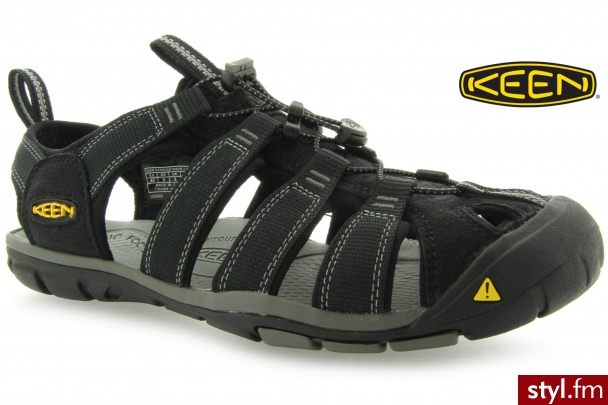 Keen SANDAŁY CLEARWATER CNX BLACK GARGOYLE - Sandały Buty Moda
