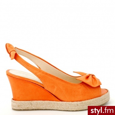 Venezia SANDAŁY NA KOTURNIE 06 CER ARANCI - Koturny Buty Moda