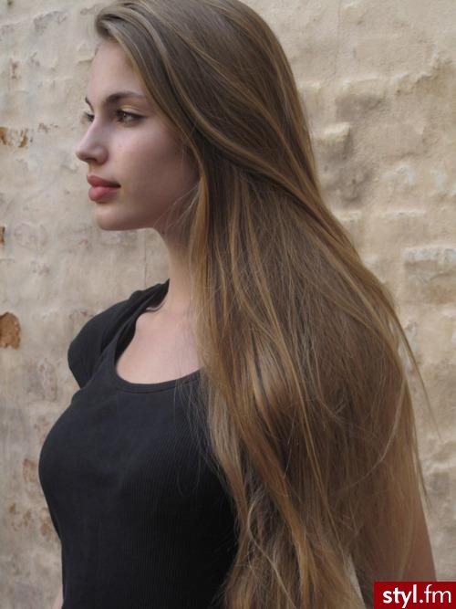 Blond Rozpuszczone Proste Na co dzień Długie Fryzury