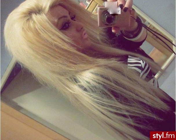 Blond Rozpuszczone Proste Na co dzień Długie Fryzury