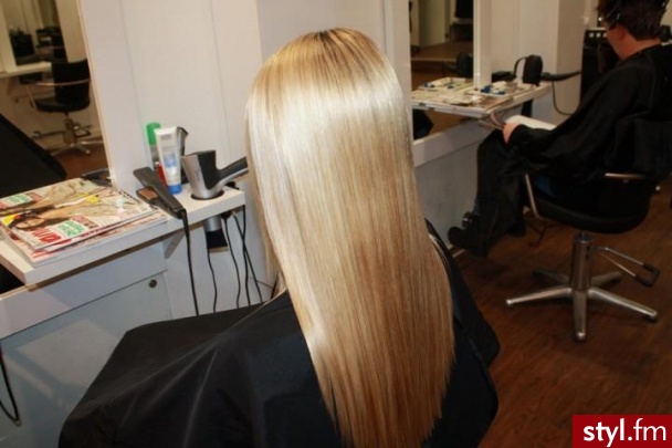 Blond Rozpuszczone Proste Na co dzień Długie Fryzury