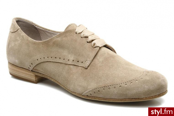 Homers BUTY SZNUROWANE NADLO BY HOMERS (Beżowy) - Pozostałe Buty Moda