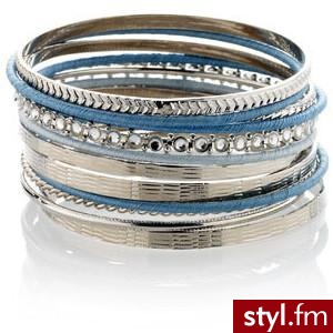 Beth Skinny Bangles - Monsoon - Polyvore. Pobrano ze strony: http://www.polyvore.com/beth_skinny_bangles/thing?id=19578281 - Pozostałe Dodatki Moda