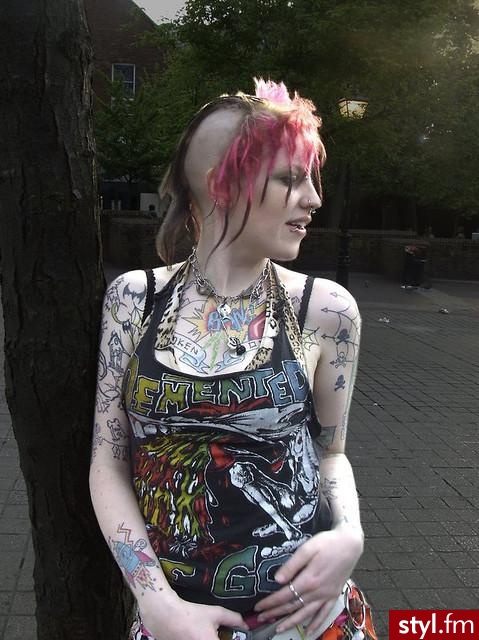 Punk Rock Alternatywne Średnie Fryzury
