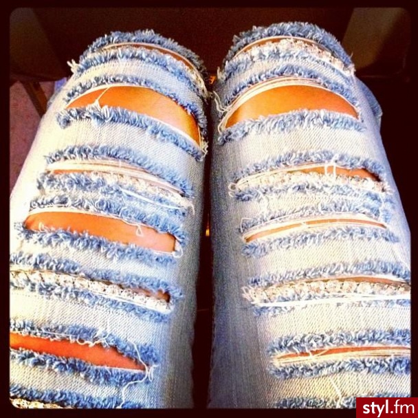 Jeansy Spodnie Moda