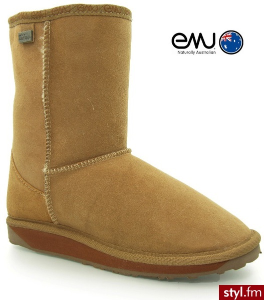 Emu BOTKI PLATINUM STINGER LO CHESTNUT - Botki Buty Moda