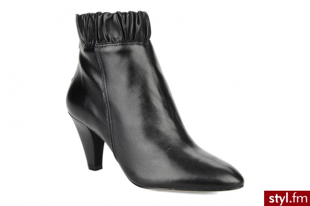 Via Uno PÓŁBUTY I BOTKI ELASTIA BY (CZARNY) (Czarny) - Botki Buty Moda