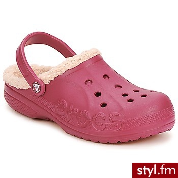 Crocs Chodaki BAYA LINED Pink - Pozostałe Buty Moda