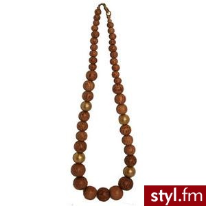 Coco Ribbon - KENNETH JAY LANE WOOD AND GOLD NECKLACE - Polyvore. Pobrano ze strony: http://www.polyvore.com/coco_ribbon_kenneth_jay_lane/thing?id=1750213 - Pozostałe Dodatki Moda