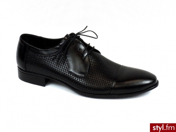 Trio Półbuty wizytowe 1260412M - Półbuty Buty Moda