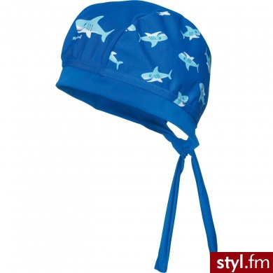 Playshoes Boys Chustka na głowe Rekin kolor marine niebieski - Nakrycia głowy Dodatki Moda