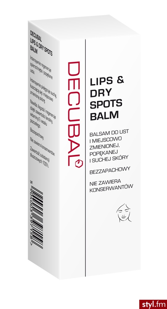 Decubal Lips & Dry Spots Balm Balsam do ust i miejscowo zmienionej, popękanej i suchej skóry 30 ml - Dzienne Makijaże