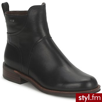 Clarks BUTY MARA BAY GTX CzARNY / Leather - Pozostałe Buty Moda