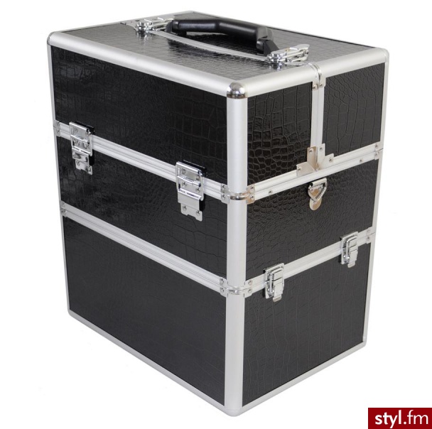 KUFER KOSMETYCZNY NS06 BLACK PU - Kosmetyki
