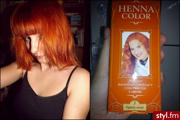Henna color - Rude Rozpuszczone Proste Na co dzień Średnie Fryzury