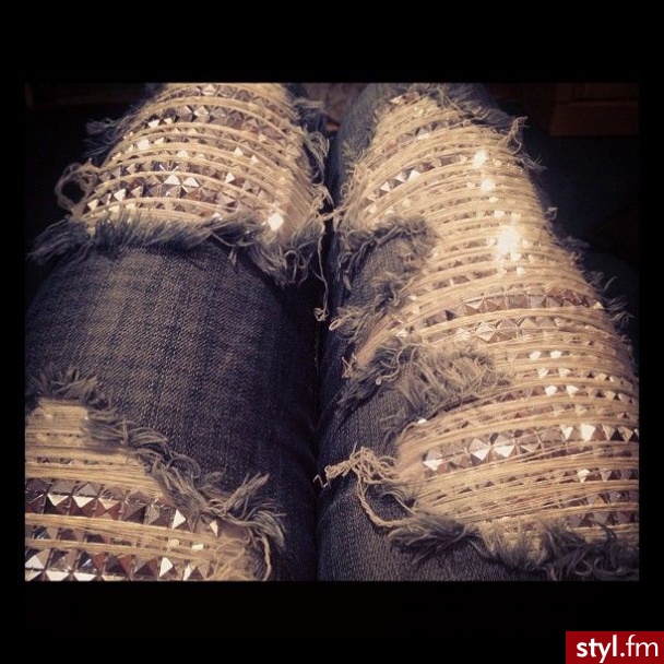Jeansy Spodnie Moda