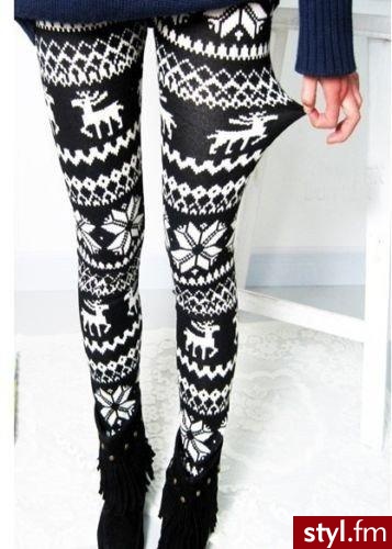 Leginsy Spodnie Moda