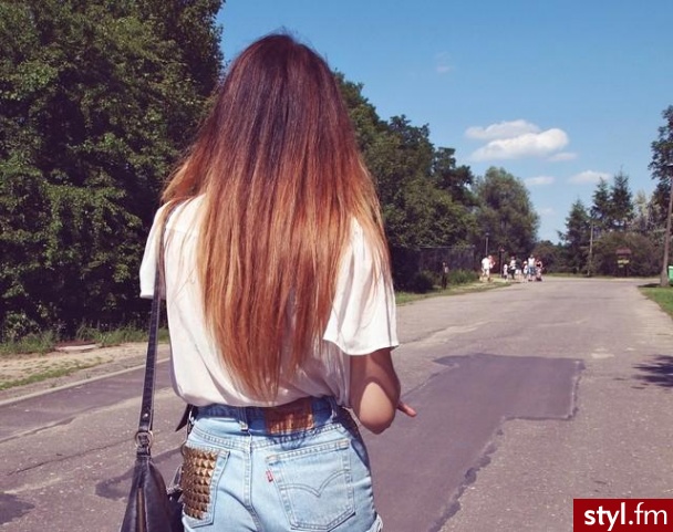Brązowe Rozpuszczone Proste Na co dzień Długie Fryzury