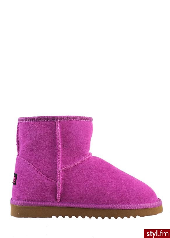 Kozaki SYDNEY MINI fioletowy - Kozaki Buty Moda