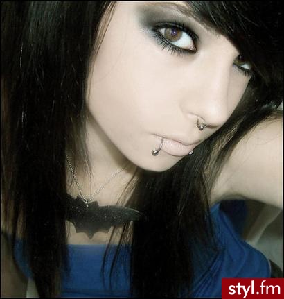EMO Alternatywne Średnie Fryzury