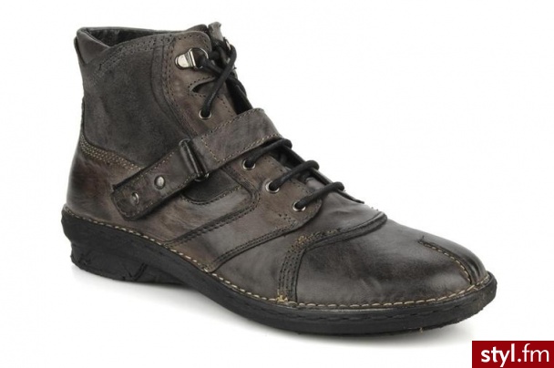 Khrio PÓŁBUTY I BOTKI JARTIST BY KHRIO (Szary) - Botki Buty Moda