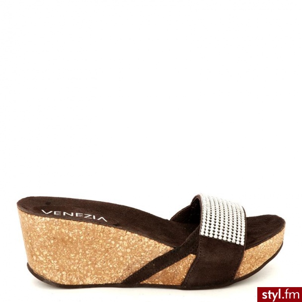 Venezia  Klapki Na Koturnie 860 Cro Tdm - Klapki Buty Moda